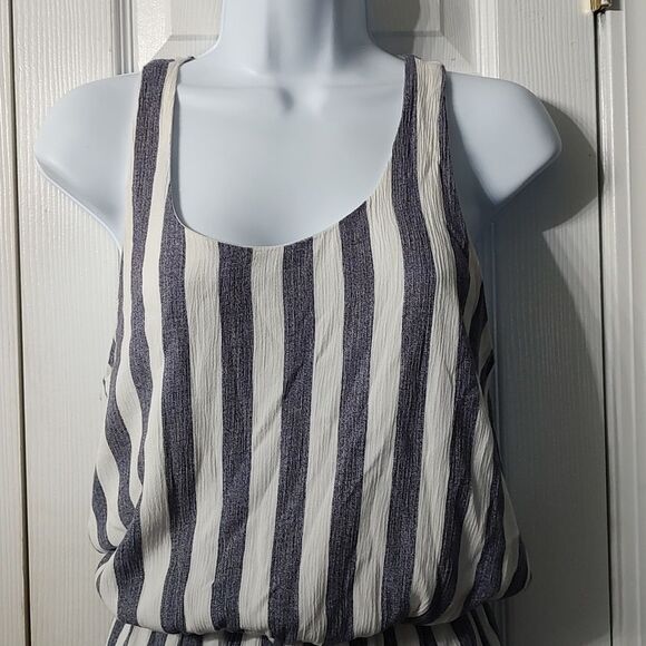 Everly for francesca's striped short romper  Sz S - Picture 3 of 5